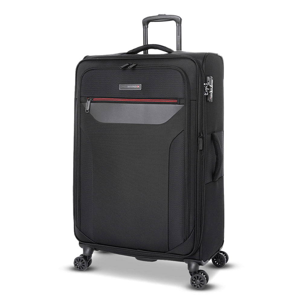 Maleta Swissbrand grande Atlanta negra - Siman Costa Rica