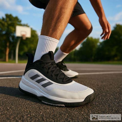 Zapato deportivo casual Adidas Own the game 3 blanco para hombre