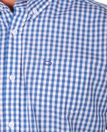 104923419-Camisa-casual-Oscar-de-la-Renta-azul-cuadriculada-para-hombre
