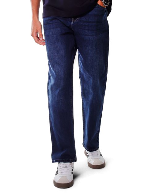 Jeans straight fit Unexpected azul medio denim para hombre