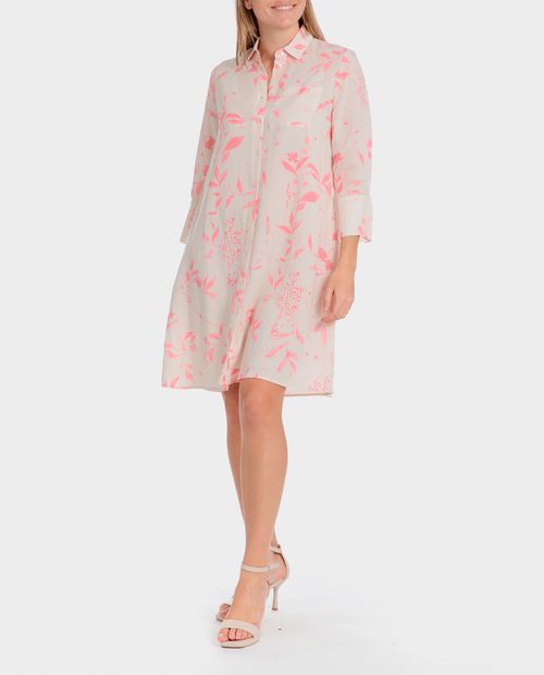 Vestido Punt Roma shirt dress estampado mangas 3/4 para mujer
