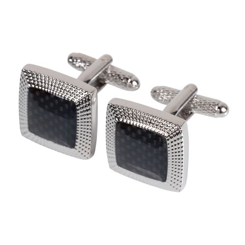Set de mancuernillas y broche Perry Ellis bicolor para hombre