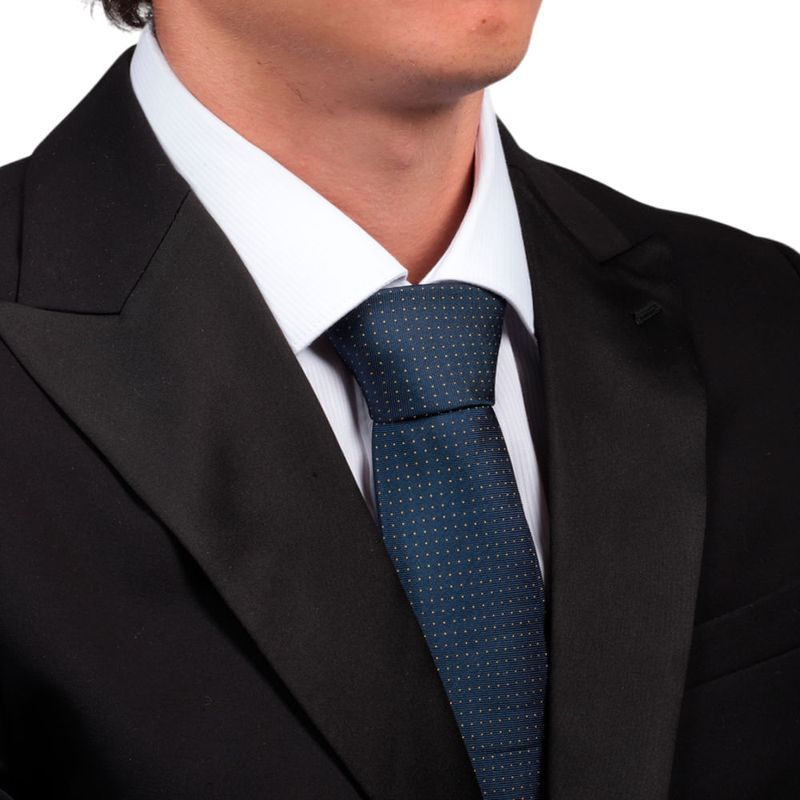 104815896-Corbata-de-seda-Unexpected-regular-fit-con-puntos-blancos-para-hombre