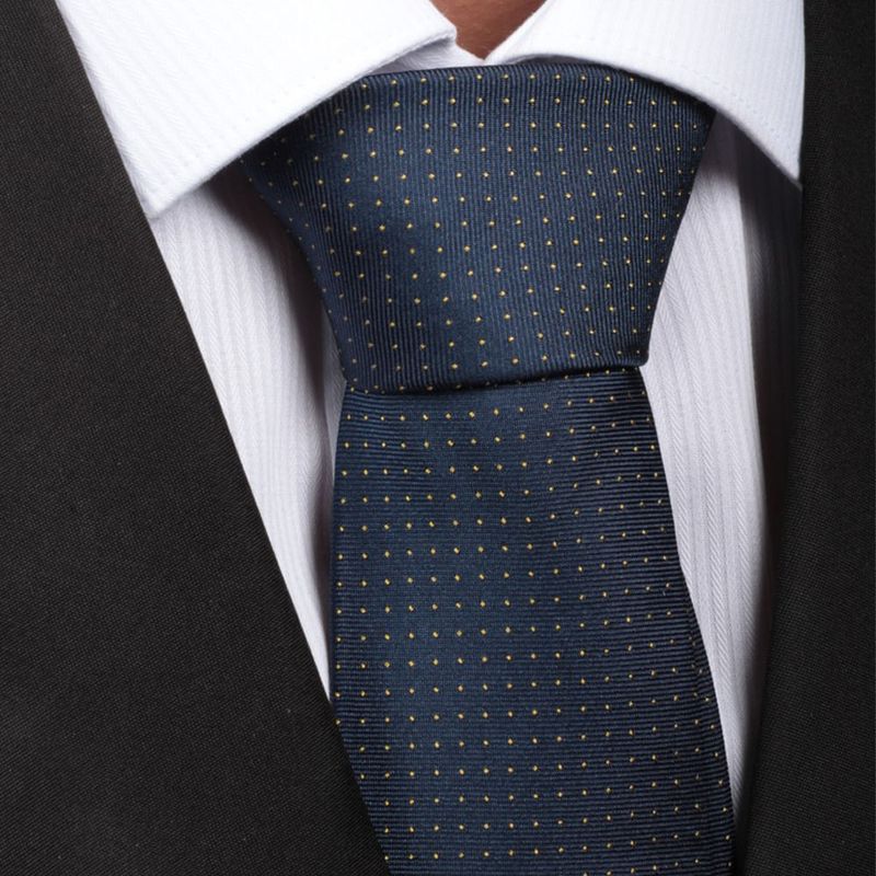 104815896-Corbata-de-seda-Unexpected-regular-fit-con-puntos-blancos-para-hombre