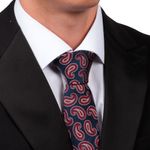 104815913-Corbata-de-seda-Unexpected-regular-fit-azul-navy-con-estampado-cachemira-para-hombre