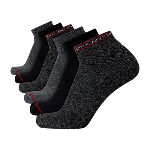 Pack de 3 pares de calcetines Tommy Hilfiger estampados blancos para hombre