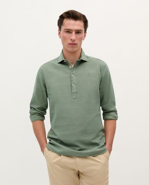 Camisa de lino Scalpers heather para hombre