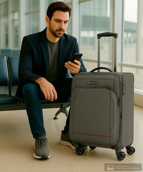 Maleta Swissbrand mediana Celtic gris oscuro