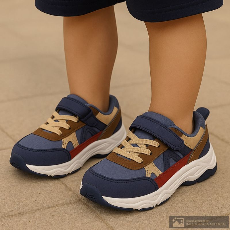 Zapato casual Sfera azul para niño bebé