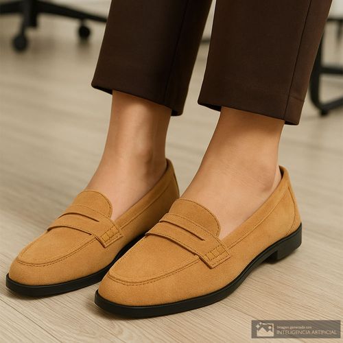 Zapato casual Sfera color café para mujer