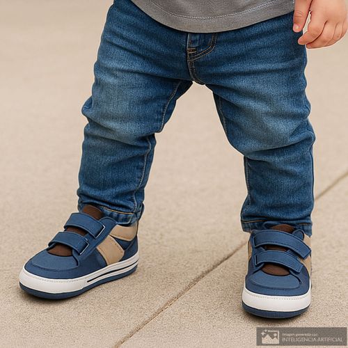 Zapato precaminador deportivo casual multicolor para niño bebé