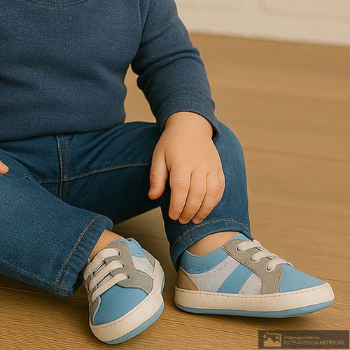 Zapato precaminador casual Sfera multicolor para niño bebé