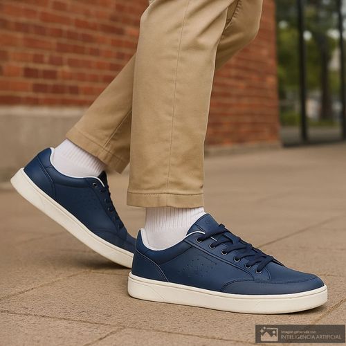 Zapato deportivo casual Sfera color azul para hombre