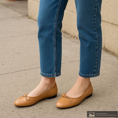 Zapato casual Sfera color café para mujer