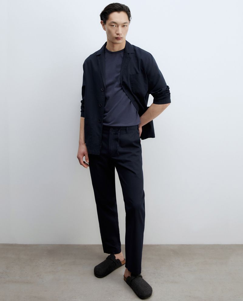 104940009-Blazer-casual-de-lino-Sfera-navy-con-textura-para-hombre