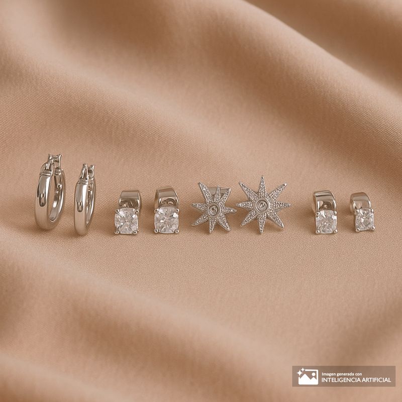 104907427-Set-de-4-aretes-de-brasscolor-plateado-para-mujer