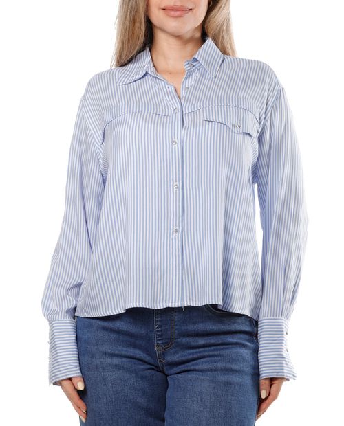 Blusa VS Sport camisera rayada manga larga para mujer