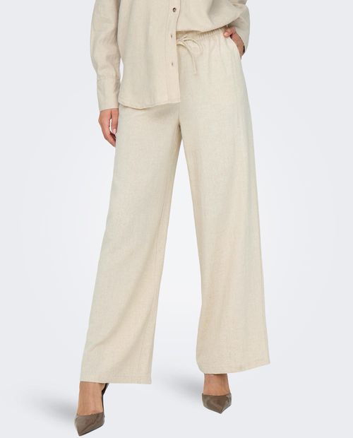 Pantalón JDY palazzo largo 32" de cintura alta para mujer