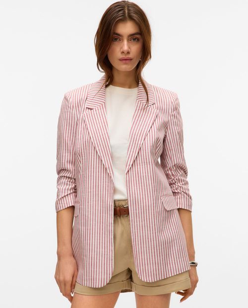 Blazer Vero Moda rayado manga 3/4 para mujer