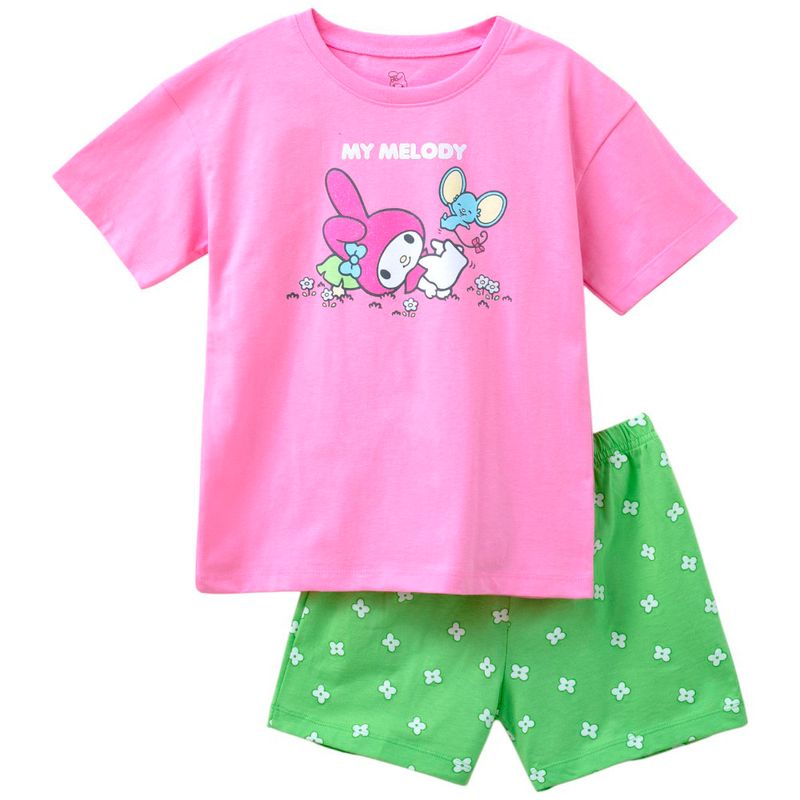 104844693-Pijama-de-2-piezas-bicolor-con-estampado-My-Melody-para-niña