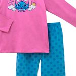 104844700-Pijama-de-2-piezas-bicolor-con-estampado-Stitch-para-niña