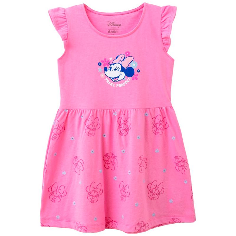 104844748-Vestido-rosado-con-estampado-Minnie-Mouse-para-niña