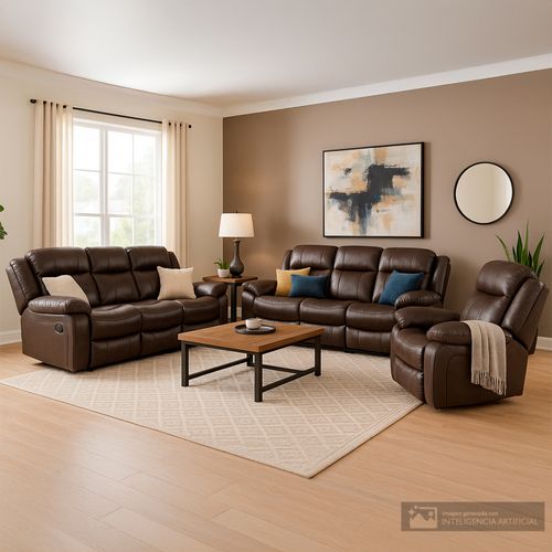 Sala 3-2-1 reclinable pu/ Roberto