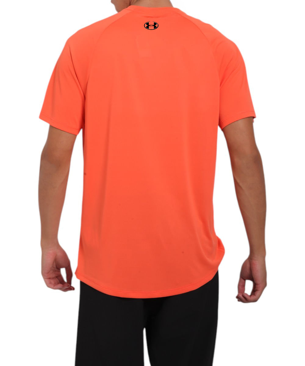 Camiseta Deportiva Camisetas Anaranjadas Camiseta Deportiva Under Armour  Anaranjada Para Hombre Siman, image size:1000x1200