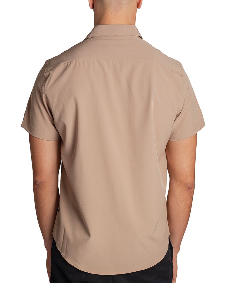 104930806-Camisa-casual-DKNY-cafe-claro-solida-para-hombre
