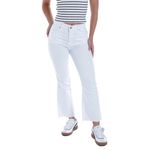 Jeans Orange flare blanco de cintura alta para mujer
-1749214841414