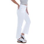 Jeans Orange flare blanco de cintura alta para mujer
-1749214894446