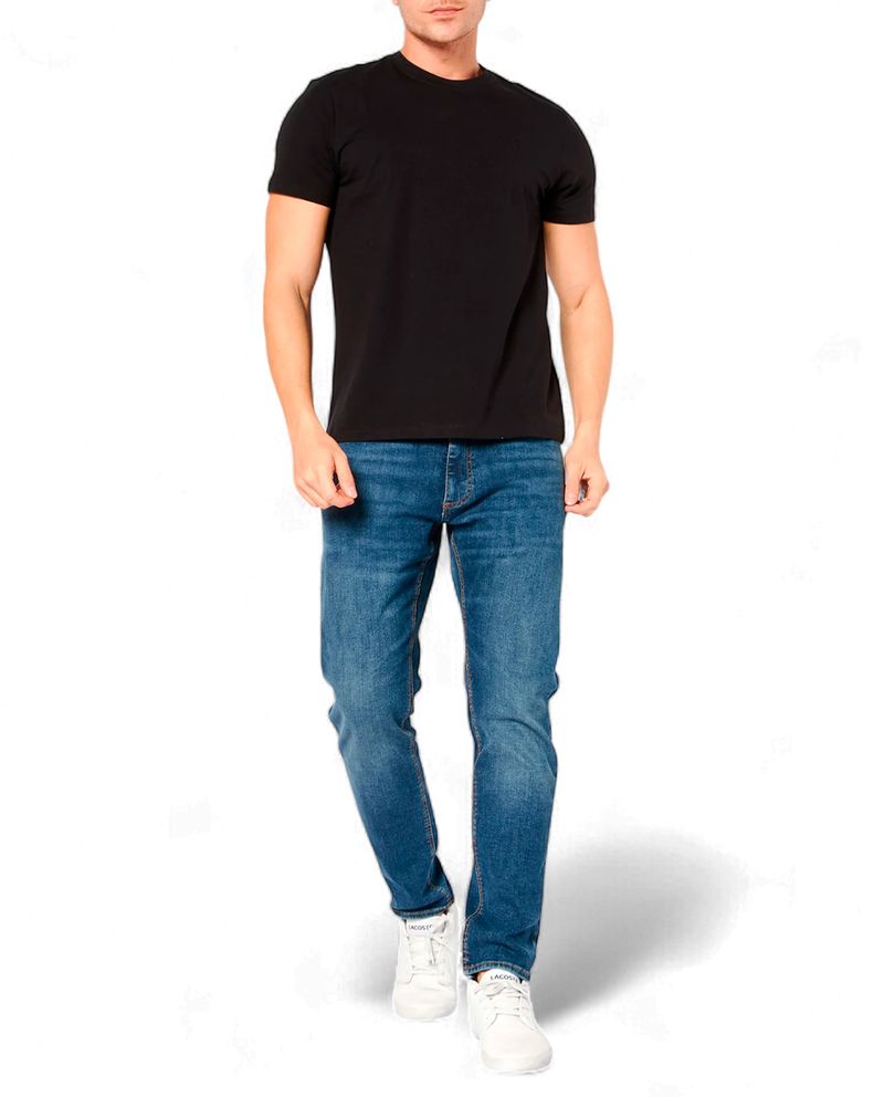 104930773-Camiseta-basica-DKNY-negra-solida-para-hombre