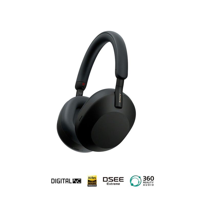 Audífonos bt over ear con noise cancelling negro Siman Nicaragua