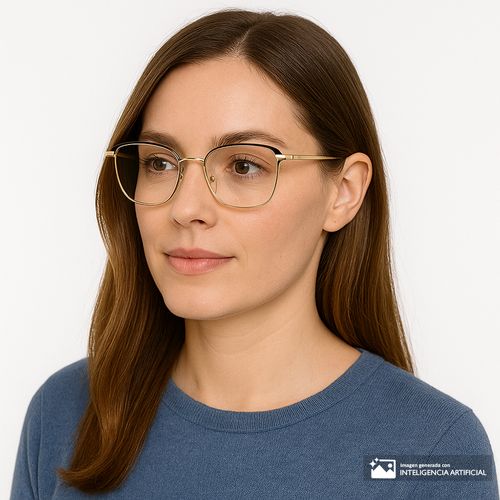 Aro semi al aire geométrico Ralph Lauren de metal para mujer