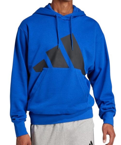 Hoodie deportivo Adidas azul para hombre