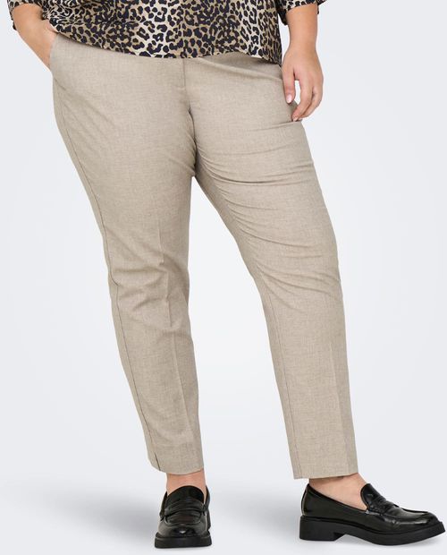 Pantalón Only Carmakoma clásico de cintura alta para mujer