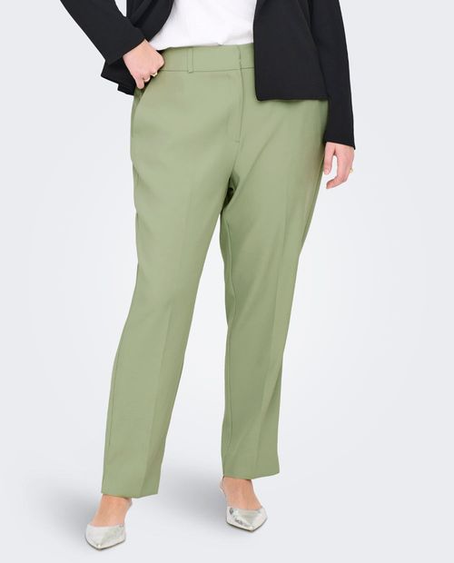 Pantalón Only Carmakoma clásico de cintura alta para mujer