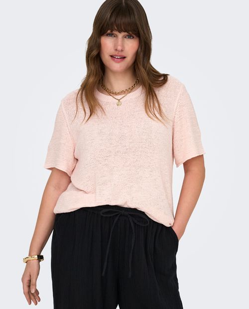 Blusa Only Carmakoma casual manga 3/4 para mujer