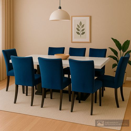 Comedor 8 personas alto rectangular TS Folando