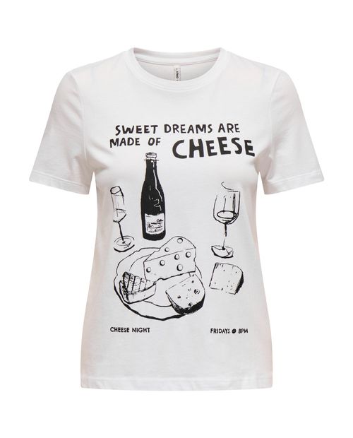 Camiseta Only estampada manga corta para mujer