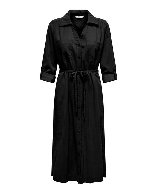 Vestido Only shirt dress mangas roll up para mujer