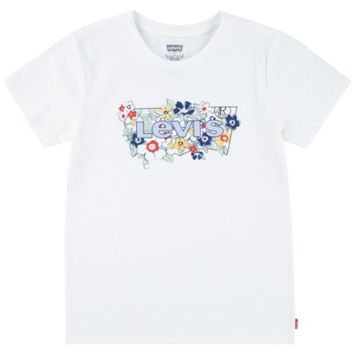 Blusa blanca con estampado para niña