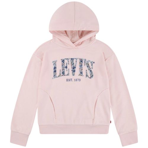 Sudadera rosada con estampado para niña