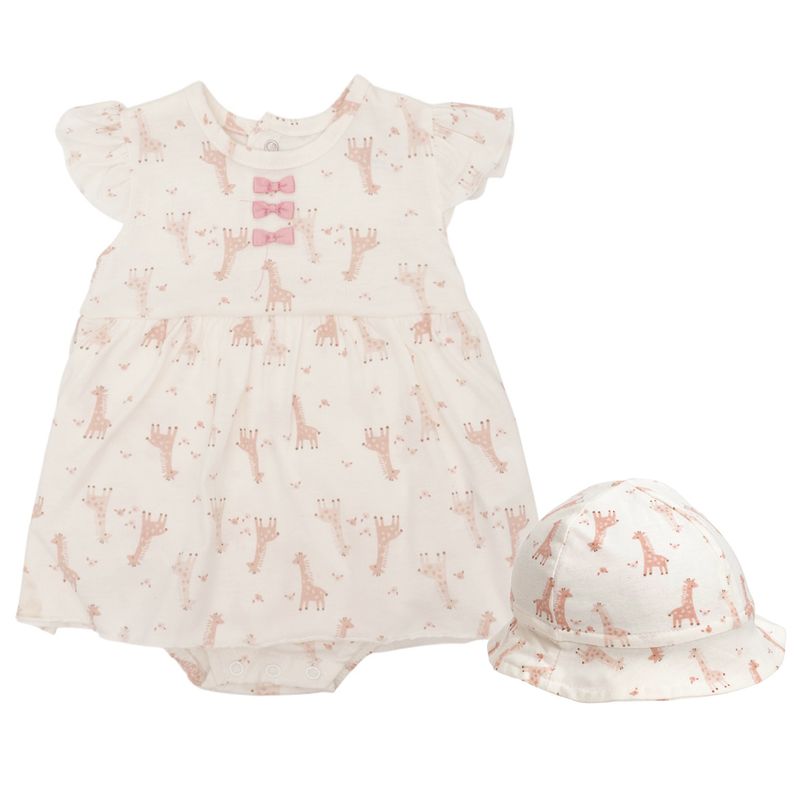 104928485-Vestido-rosado-con-estampado-para-bebe-niña