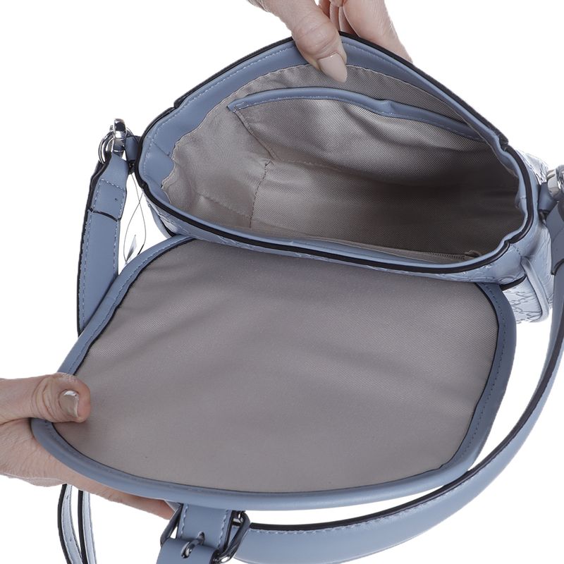 Cartera crossbody Nine West color azul para mujer - Siman Costa Rica