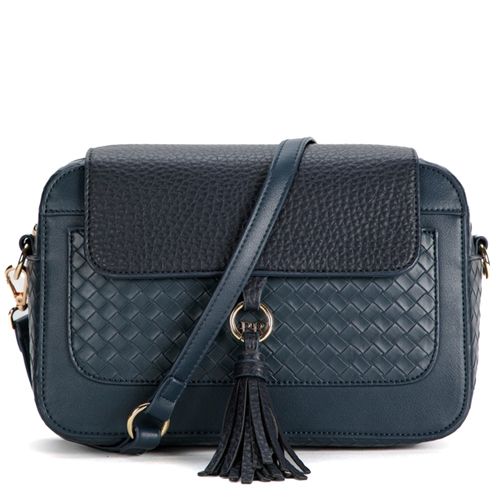 Cartera crossbody Punt Roma color azul para mujer