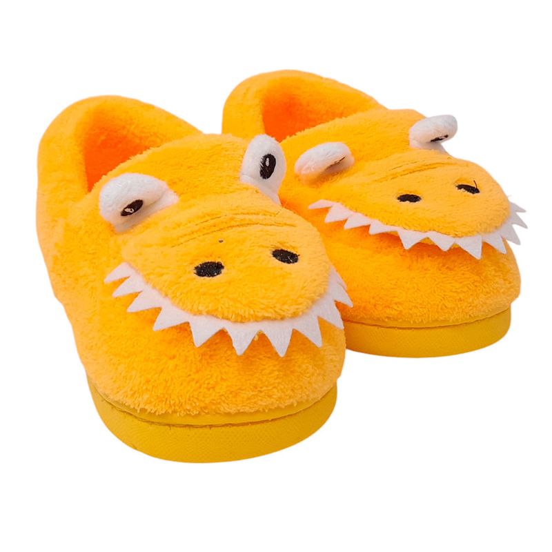 104509774-SURTIDO--Pantufla-dinosaurio-Orange-multicolor-para-niño