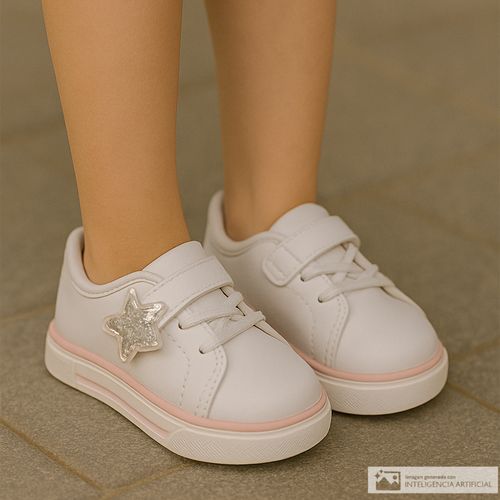 Calzado deportivo casual Orange blanco para niña bebé