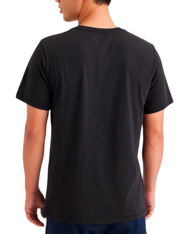 104933040-Camiseta-Dockers-slim-fit-negra-estampada-para-hombre