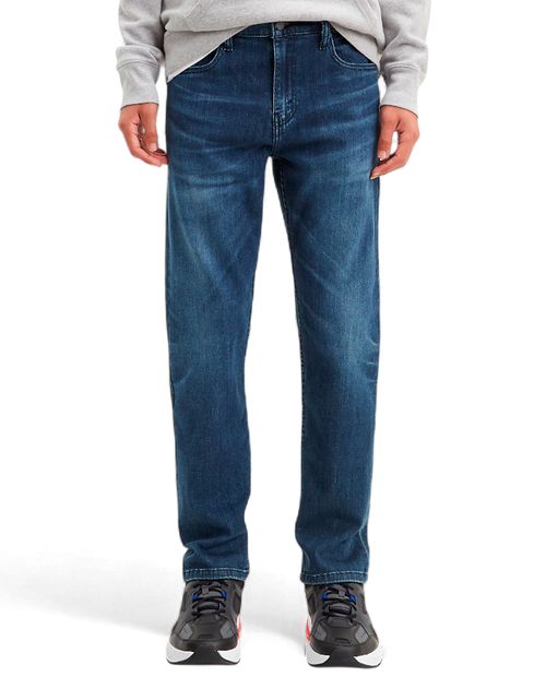 Jeans Levi's 502 taper fit azul denim para hombre